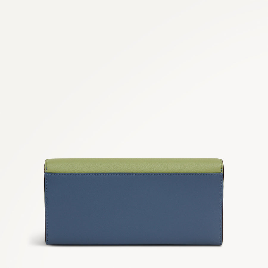 The Kensal - Colourblock Large Flapover Wallet Utility - 113212