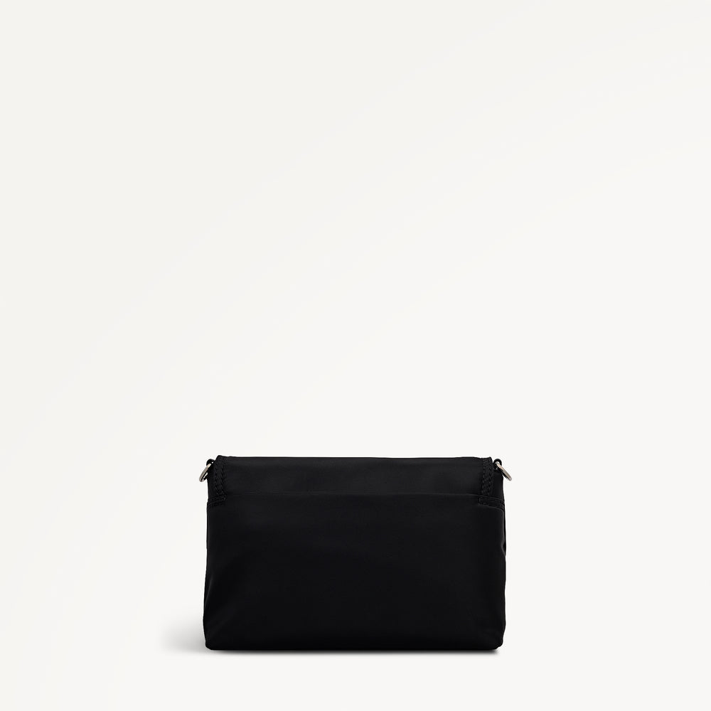 Halley Row Medium Flapover Cross Body Black - 113236