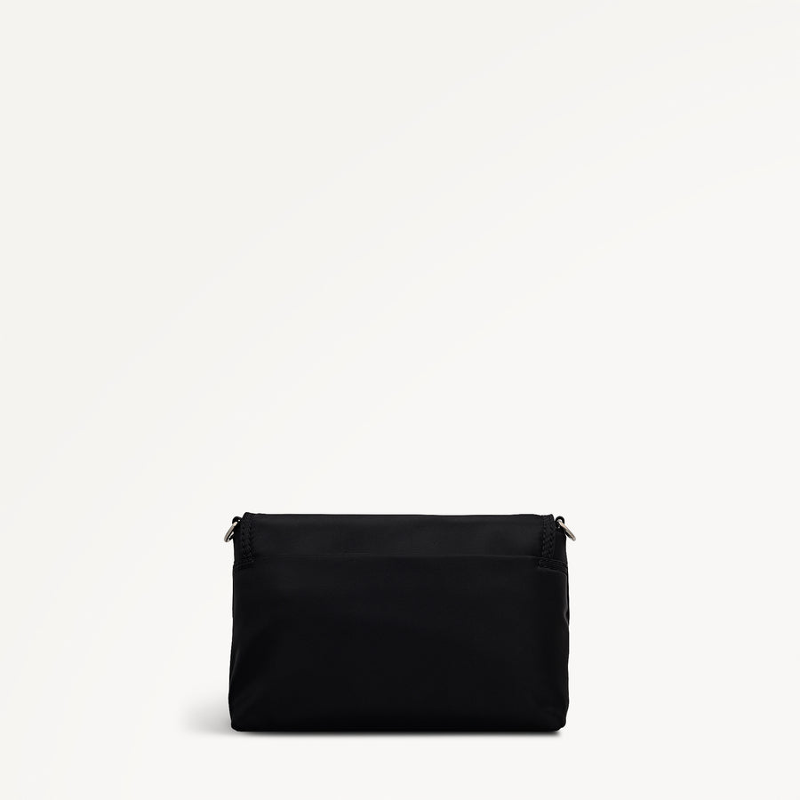 Halley Row Medium Flapover Cross Body Black - 113236