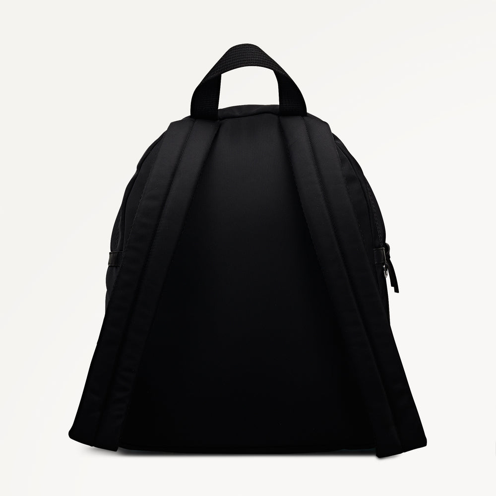 Halley Row Medium Ziptop Backpack Black - 113237