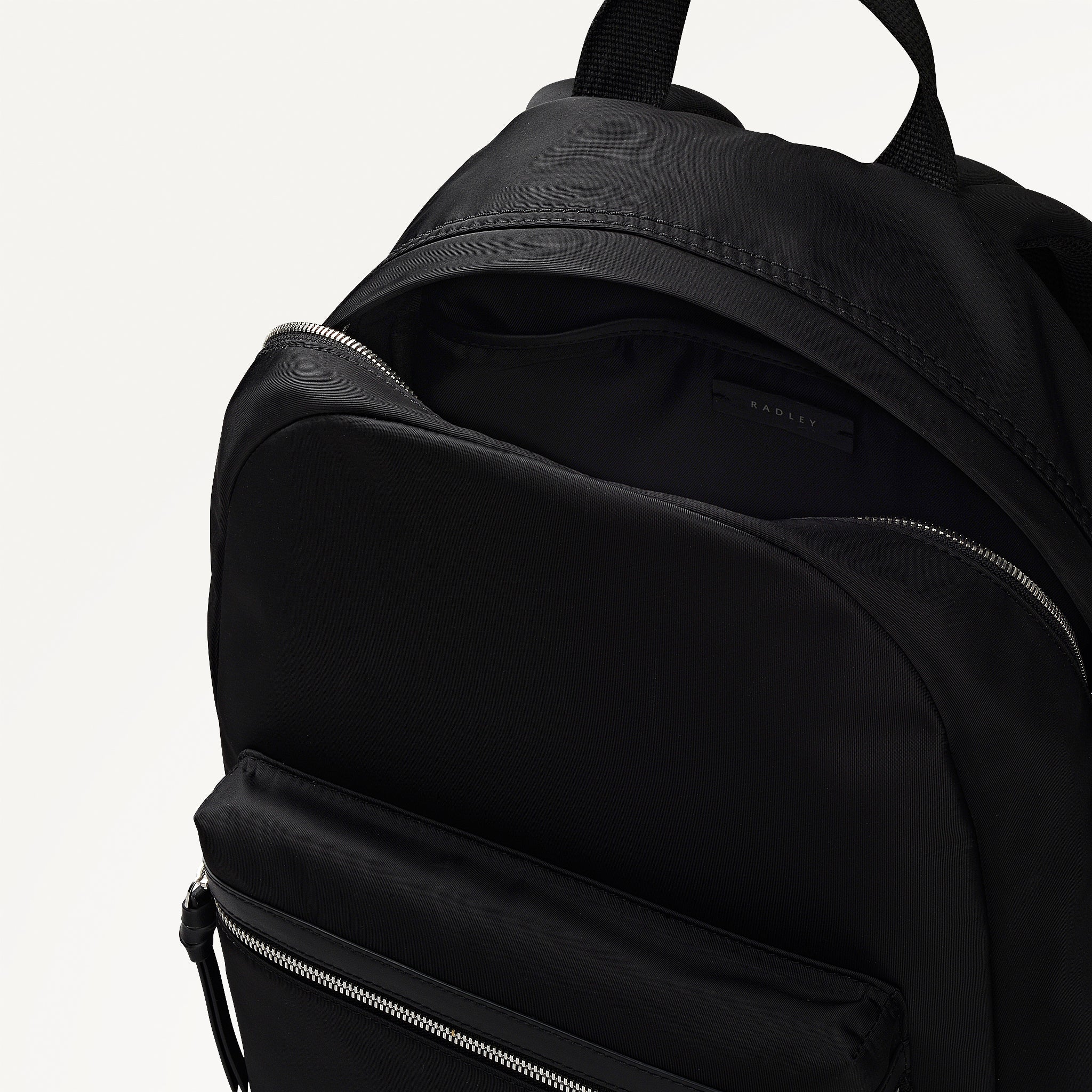 Halley Row Medium Ziptop Backpack Black - 113237