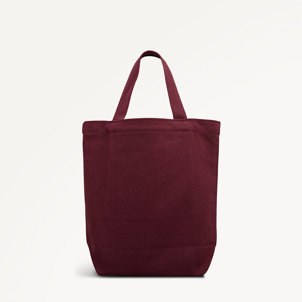 Radley Embroidery Small Open Top Satchel Dark Cherry - 113250