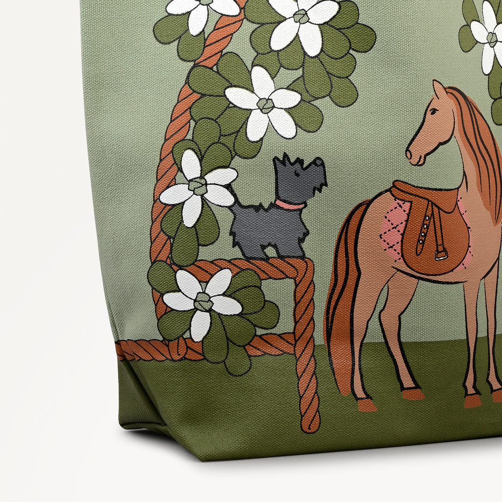 Lunar New Year - SS26 Medium Open Top Tote Pistachio - 113262