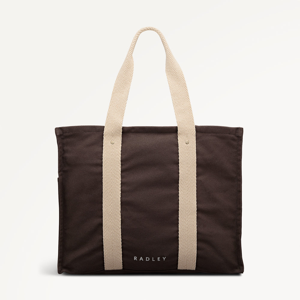 Bourdon Place Large Ziptop Tote Coffee - 113266