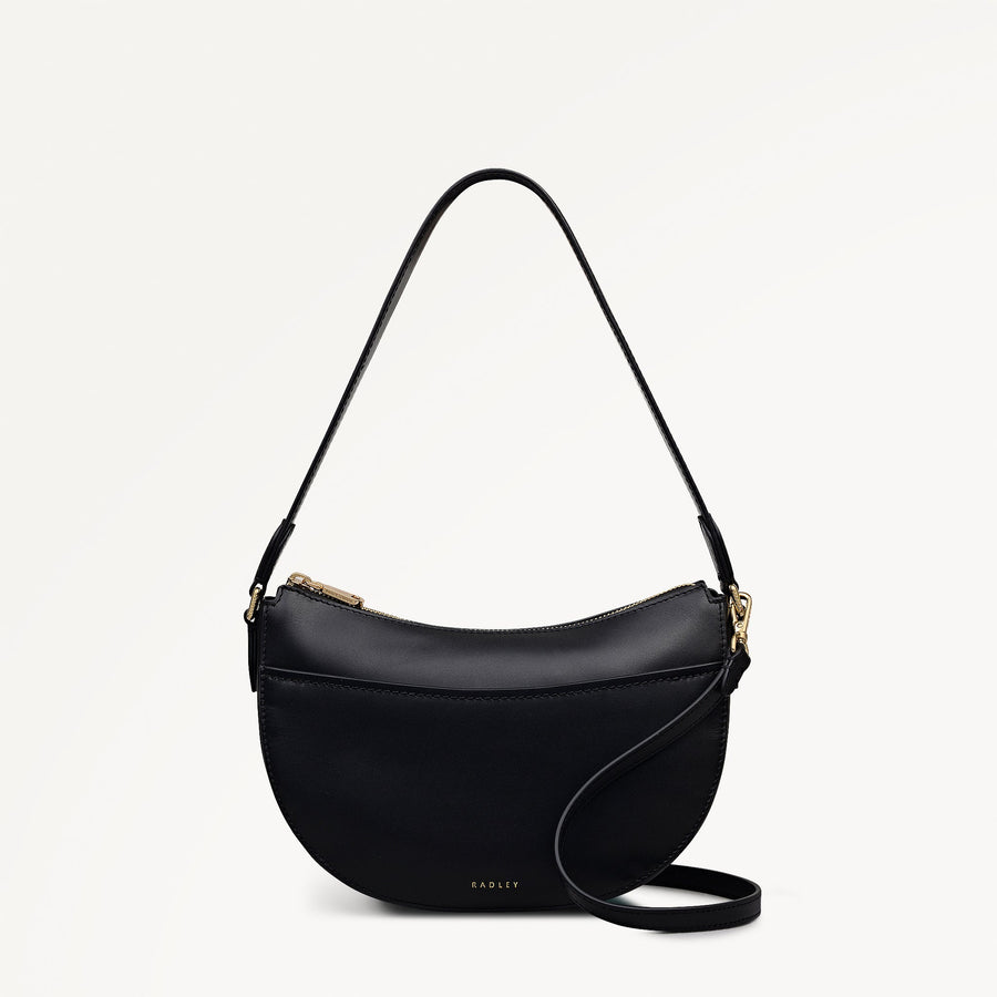 Portland Way Small Ziptop Shoulder Black - 113292