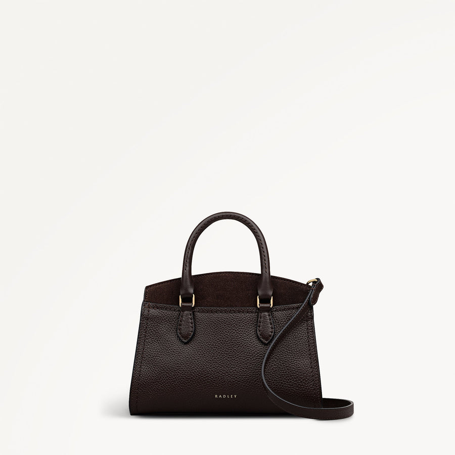 Portland Way Mini Zip Around Grab Dark Oak - 113294