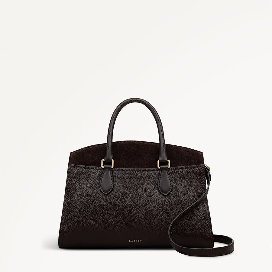 Portland Way Medium Zip Around Grab Dark Oak - 113295