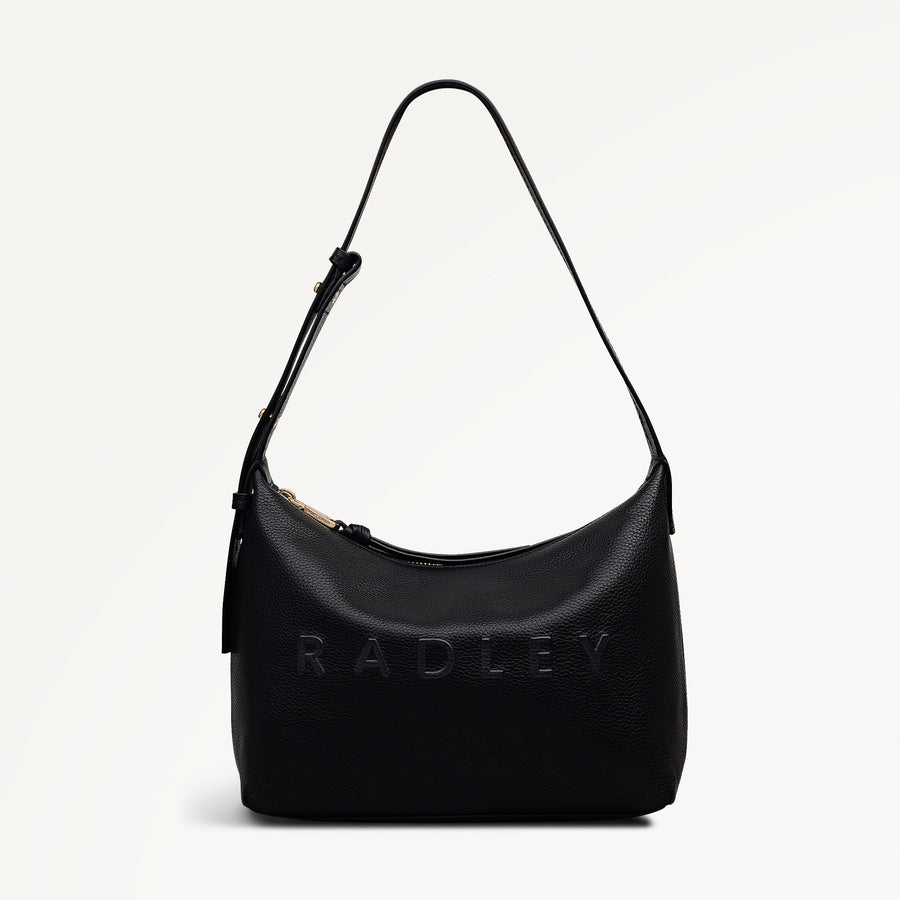 Ridgeway Gardens Medium Ziptop Shoulder Black - 113334