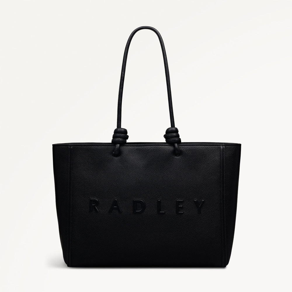 Ridgeway Gardens Large Ziptop Tote Black - 113336