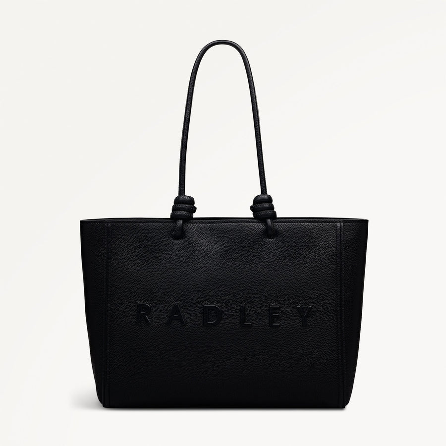 Ridgeway Gardens Large Ziptop Tote Black - 113336