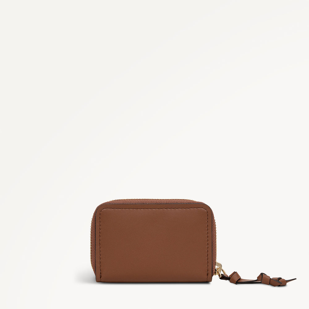 Fountain Park Small Zip Around Purse Cognac - 113339