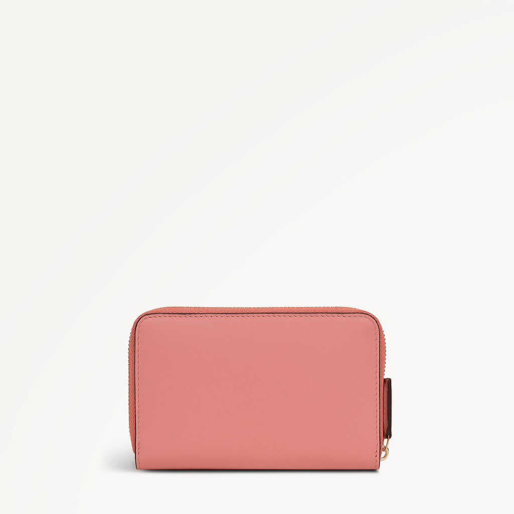 Love You Lots Medium Zip Around Purse Tea Rose - 113357