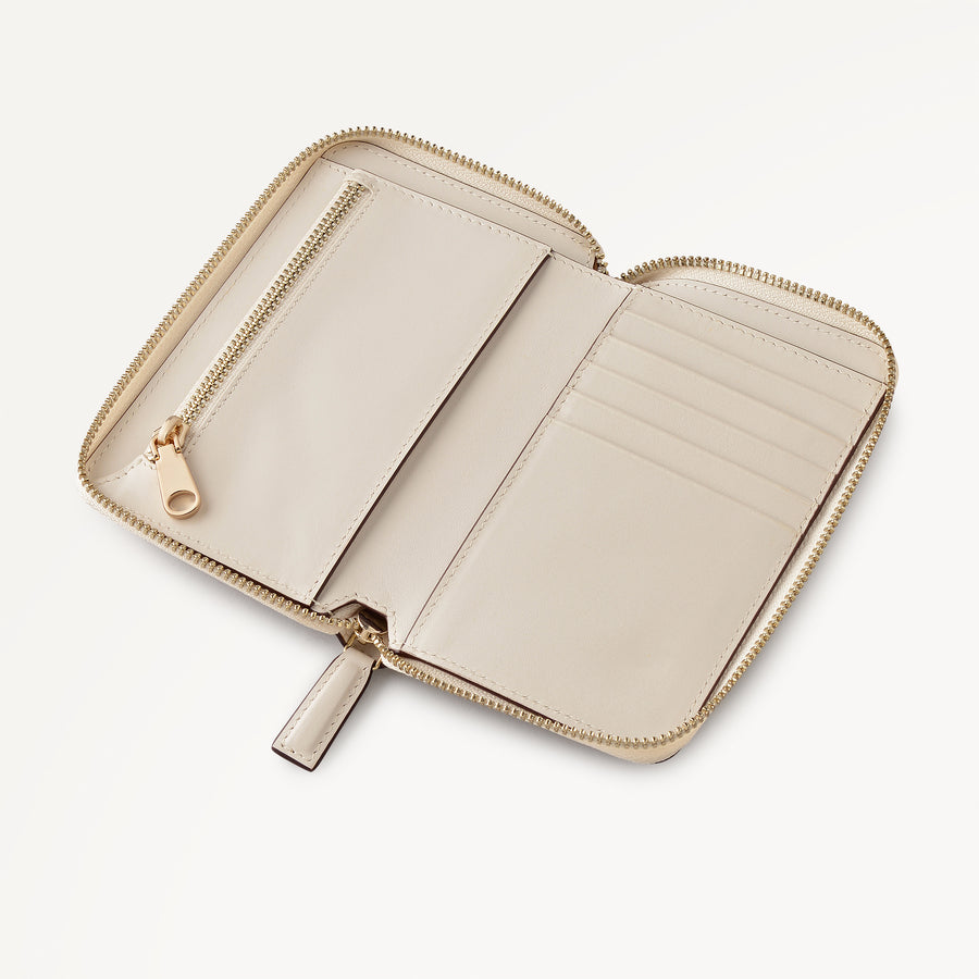 LOVE YOU LOTS MEDIUM ZIP AROUND PURSE SALT