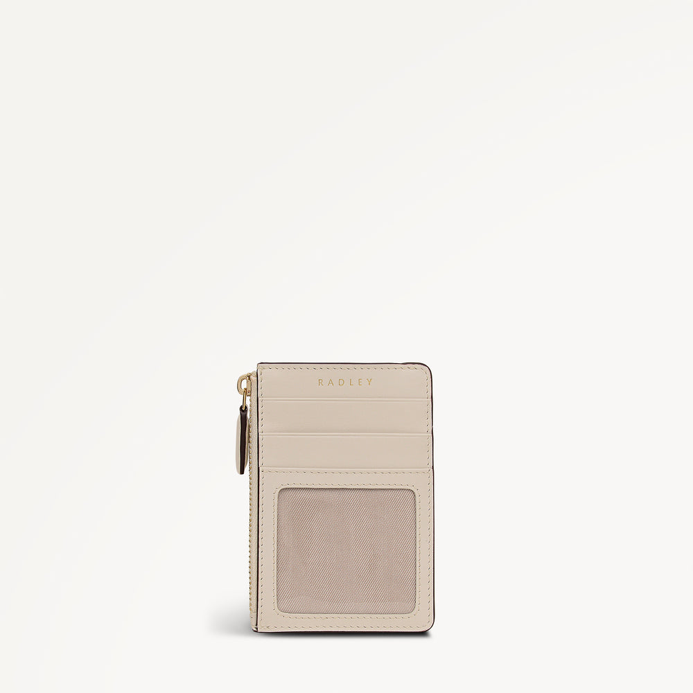 LOVE YOU LOTS SMALL ZIP CARD & COIN HOLDER SALT