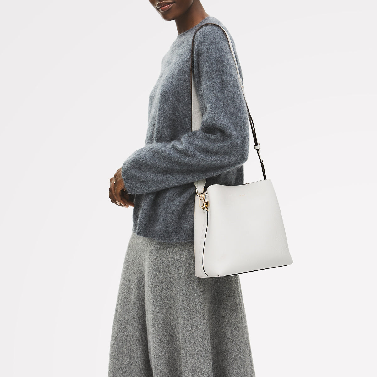 Dukes Place Medium Compartment Cross Body Chalk - 113373