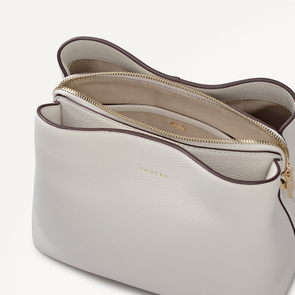 Dukes Place Medium Compartment Cross Body Chalk - 113373