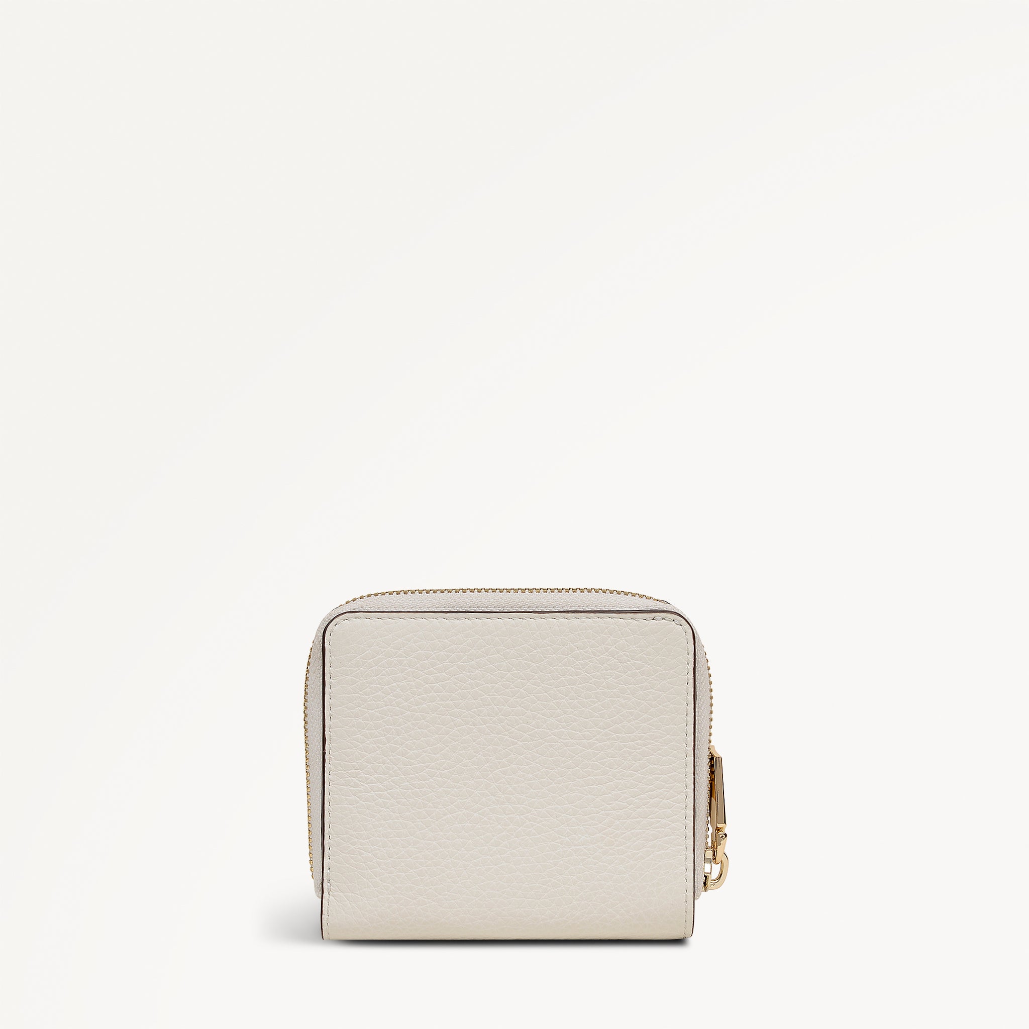 Dukes Place Leather Medium Zip Around wallet in Chalk  - 113375