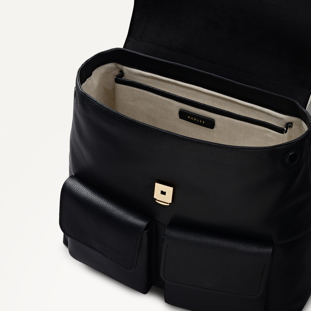 Burton Way Large Flapover Backpack Black