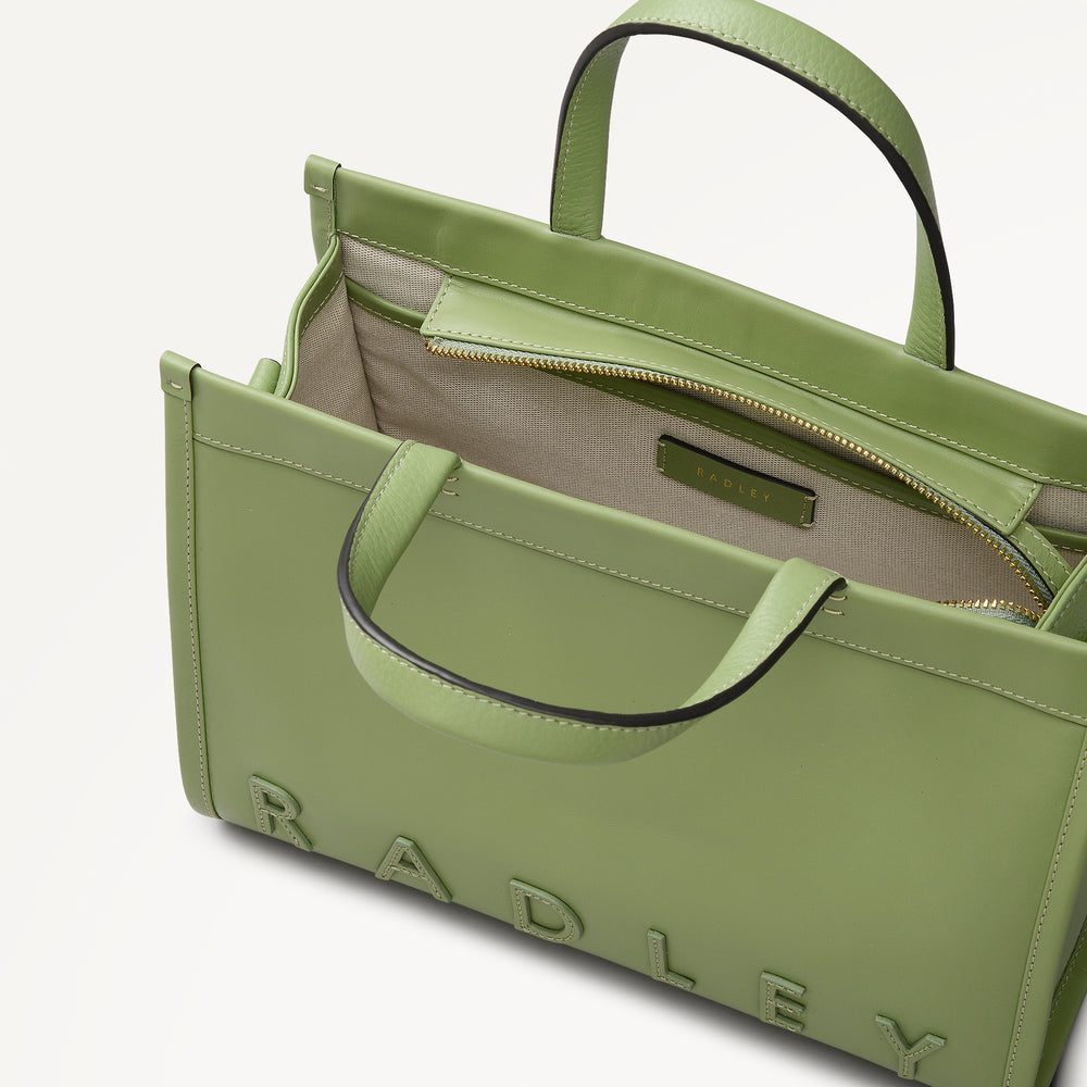 Alba Place Small Ziptop Grab Apple - 113403