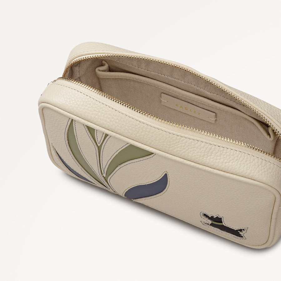 Among The Trees Small Ziptop Cross Body Salt - 113413