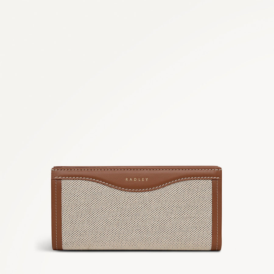 Albany Avenue - Canvas Large Bifold Wallet Natural - 113421