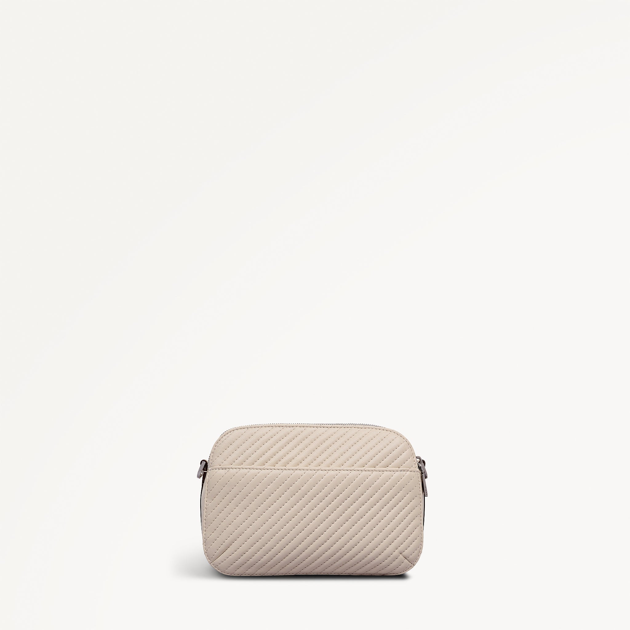 DUKES PLACE - QUILT MEDIUM ZIPTOP CROSS BODY SALT