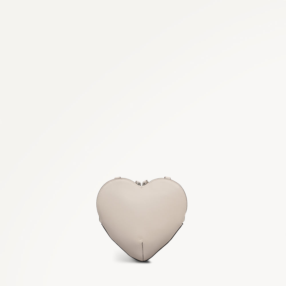 Heart Street Medium Ziptop Cross Body Salt -113459