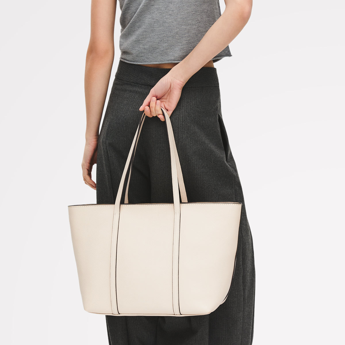 The Weekly Large Open Top Tote Salt - 113460