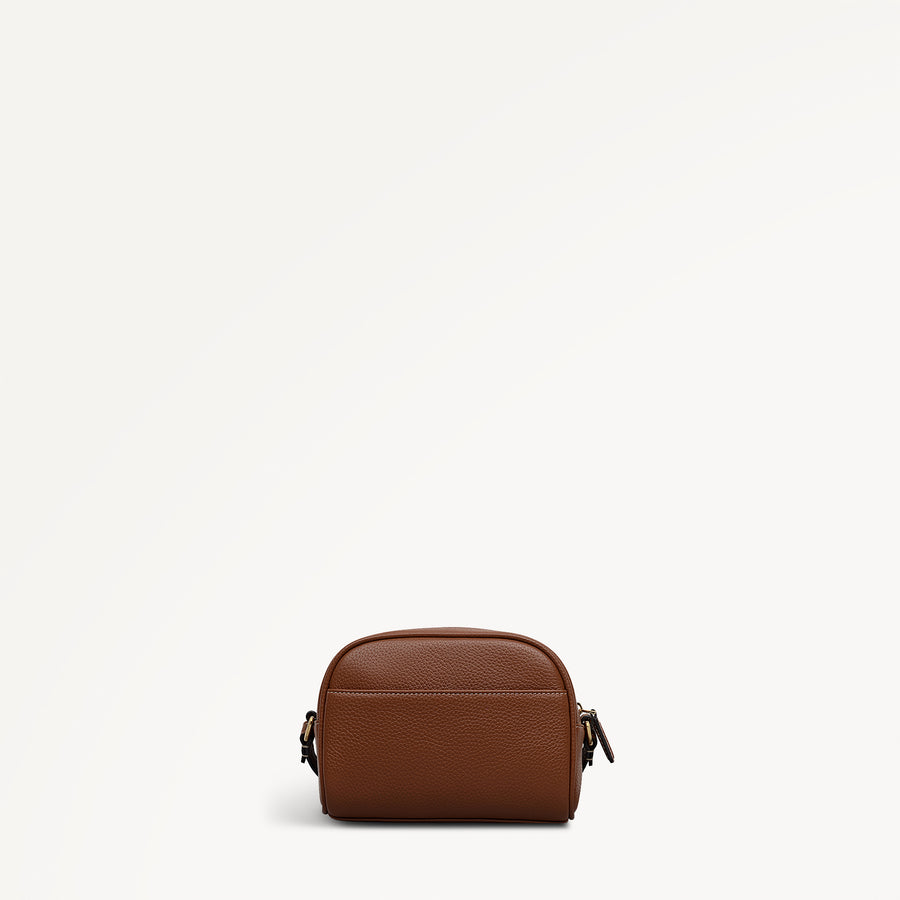 The Daily Small Zip Around Cross Body Cognac  - 113464