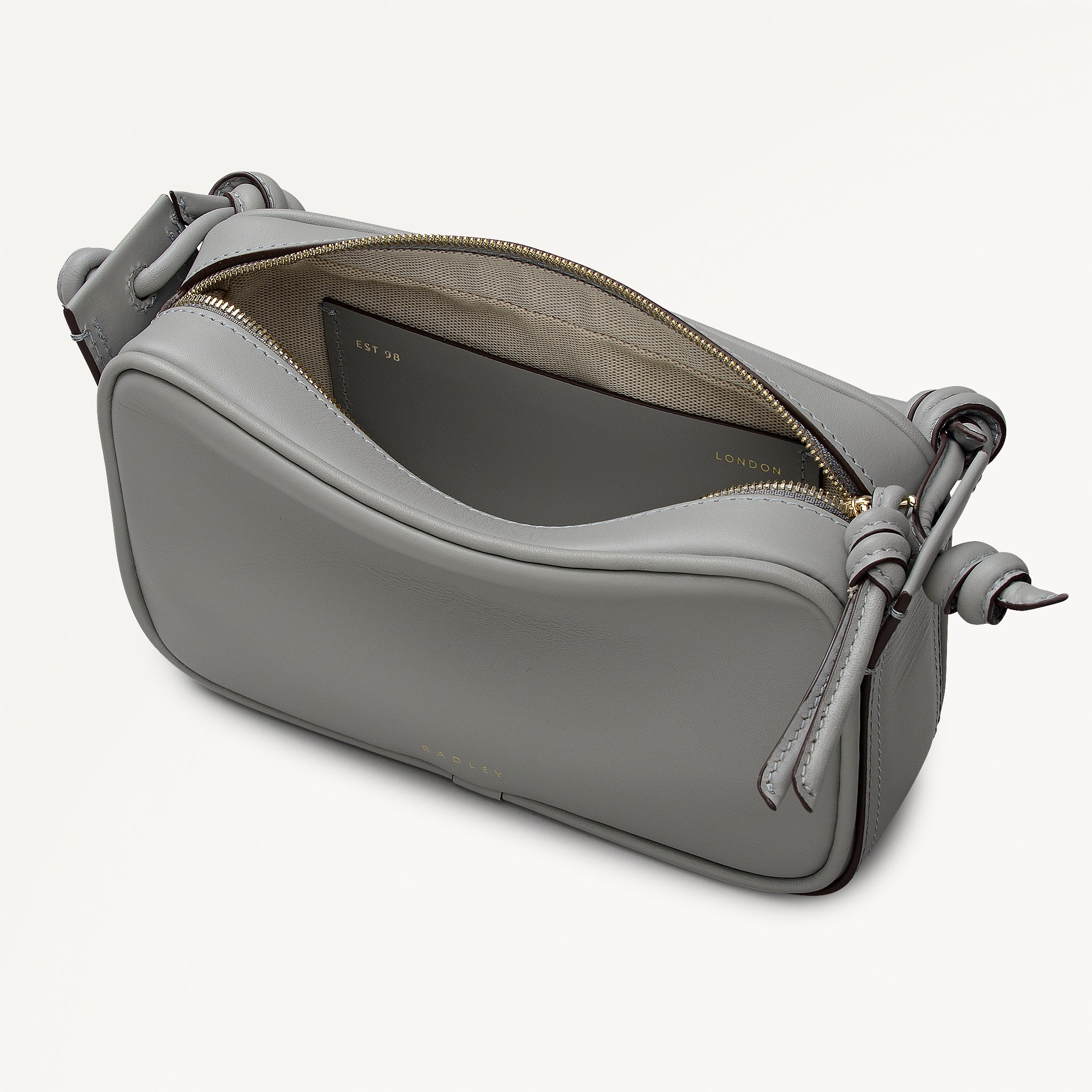 The Camden Small Ziptop Shoulder Steel - 113465