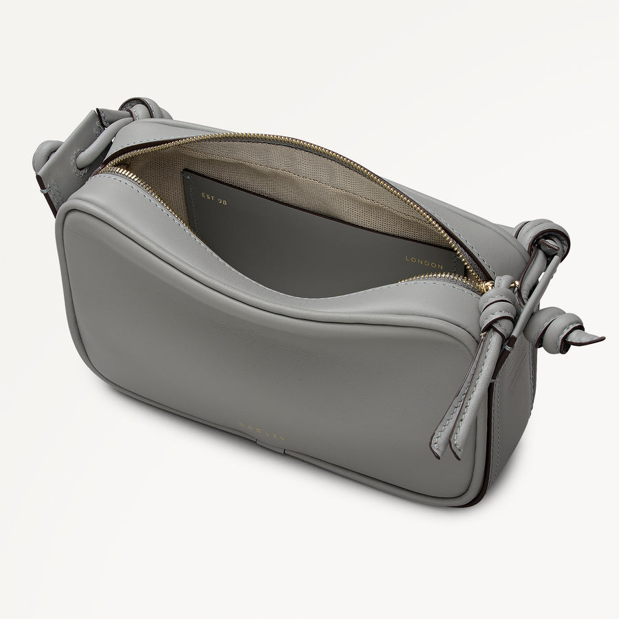 The Camden Small Ziptop Shoulder Steel - 113465