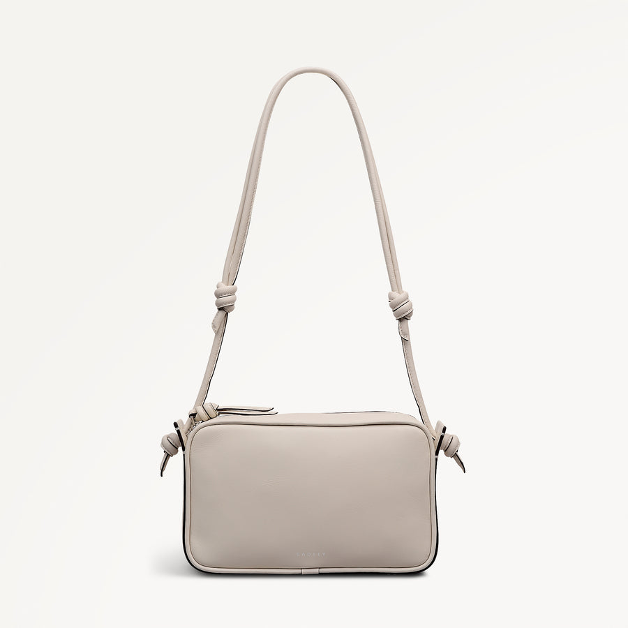 The Camden Small Ziptop Shoulder Salt - 113466