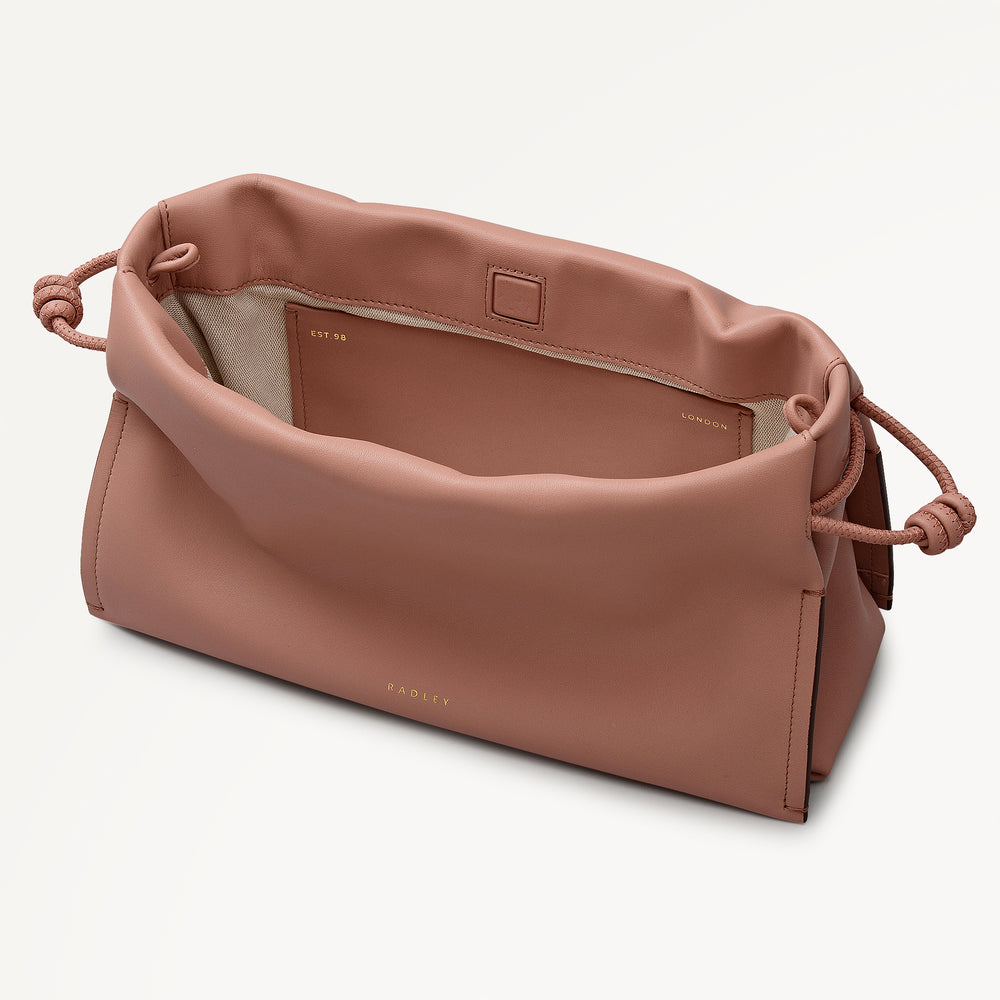 The Roxburgh Small Chain Clutch Carnation - 113468