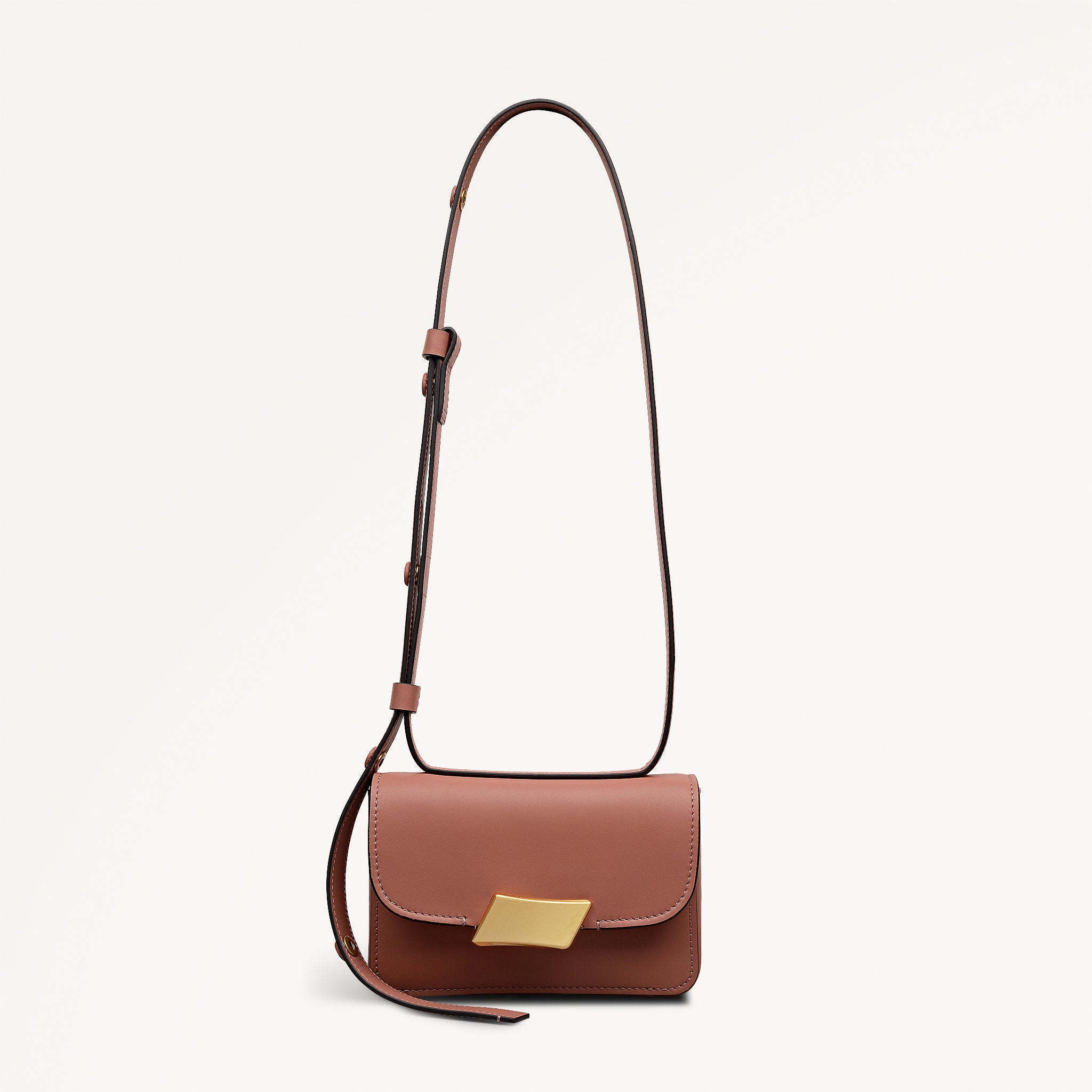 The Belsize Mini Flapover Cross Body Carnation - 113478