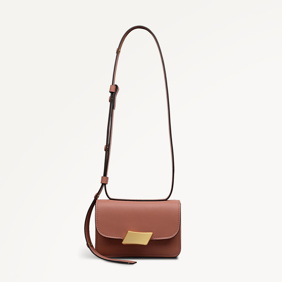 The Belsize Mini Flapover Cross Body Carnation - 113478
