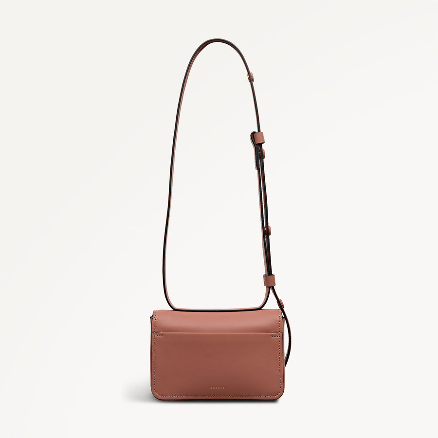 The Belsize Mini Flapover Cross Body Carnation - 113478