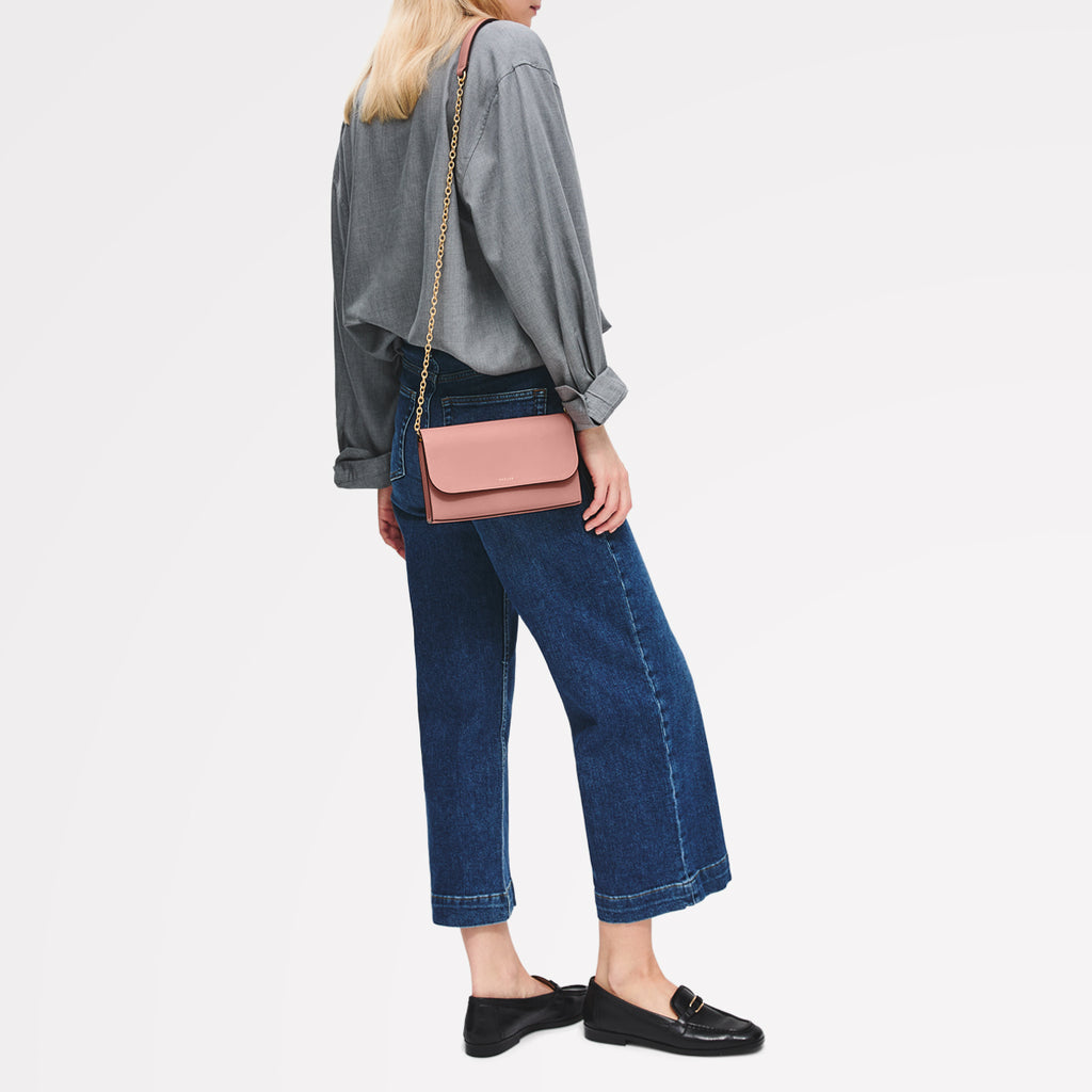 Lynton Road Wallet On Chain Carnation - 113480