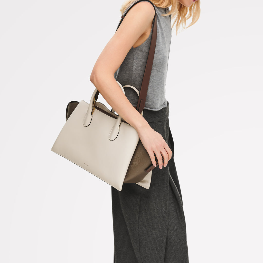 The Romilly Large Ziptop Grab Salt - 113489