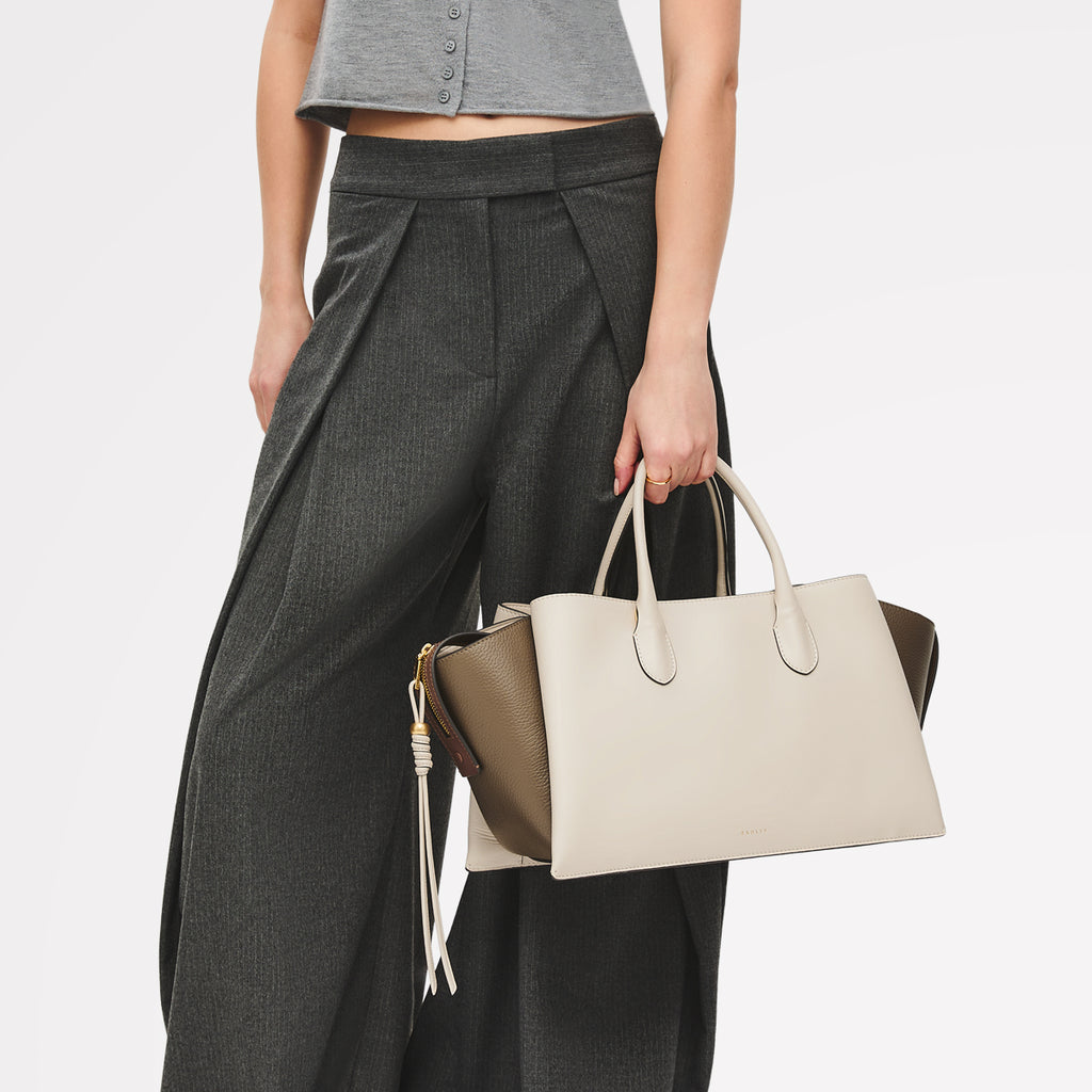 The Romilly Large Ziptop Grab Salt - 113489