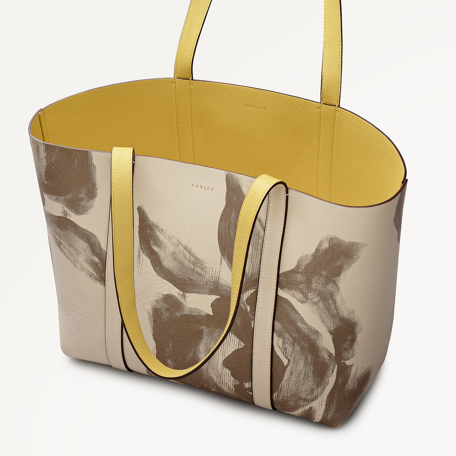 Hanbury Row - Floral Large Open Top Tote Salt - 113490