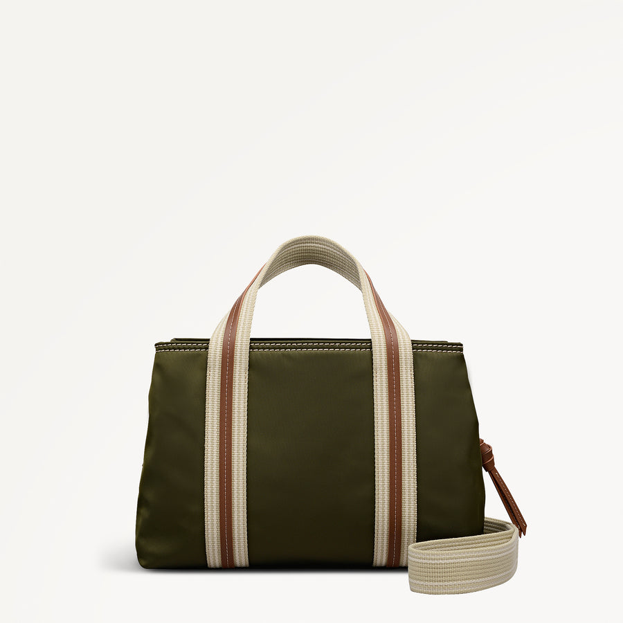 Halley Row Medium Ziptop Grab Olive - 113492