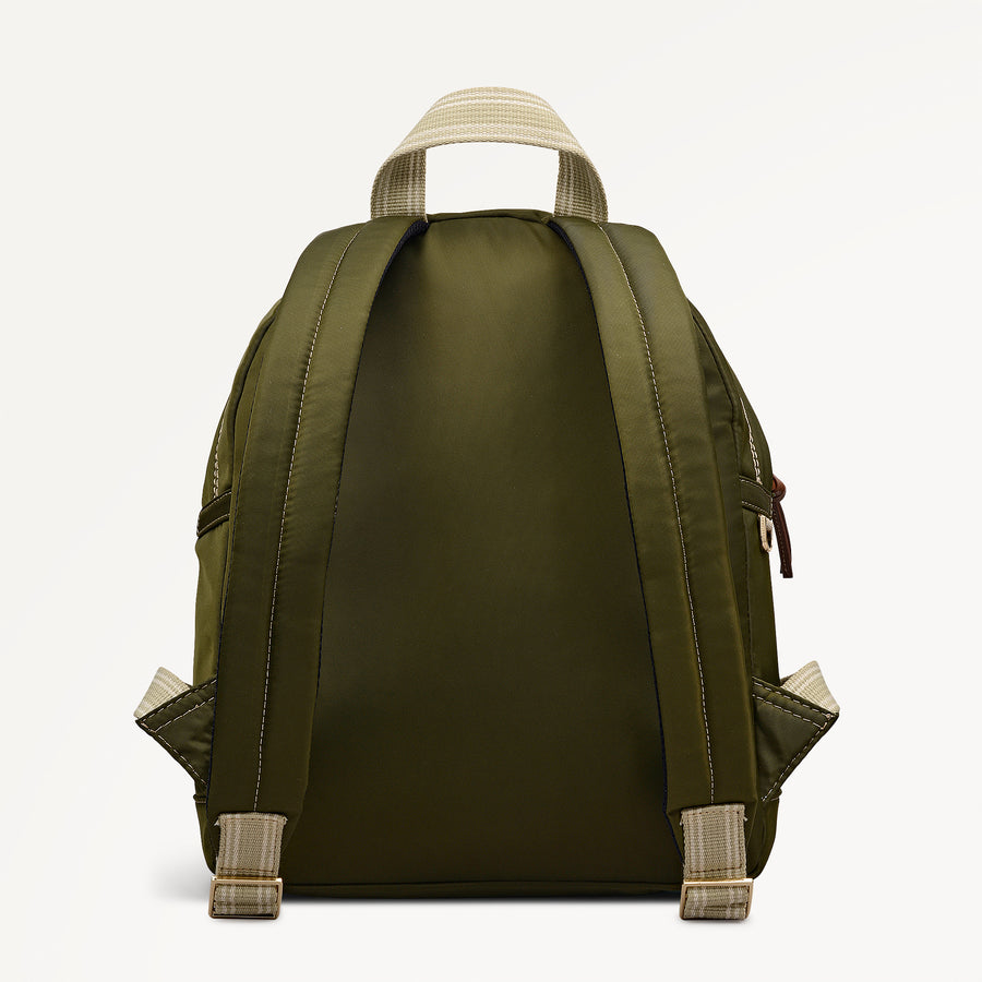 Halley Row Medium Ziptop Backpack Olive - 113494