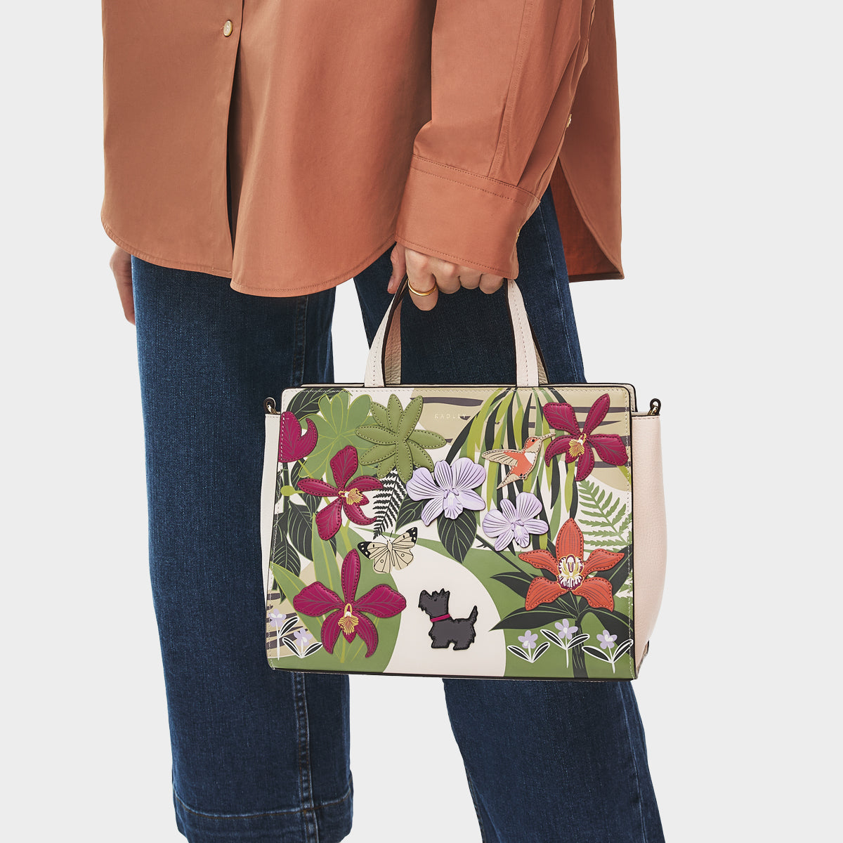 RHS Small Ziptop Satchel Salt - 113498