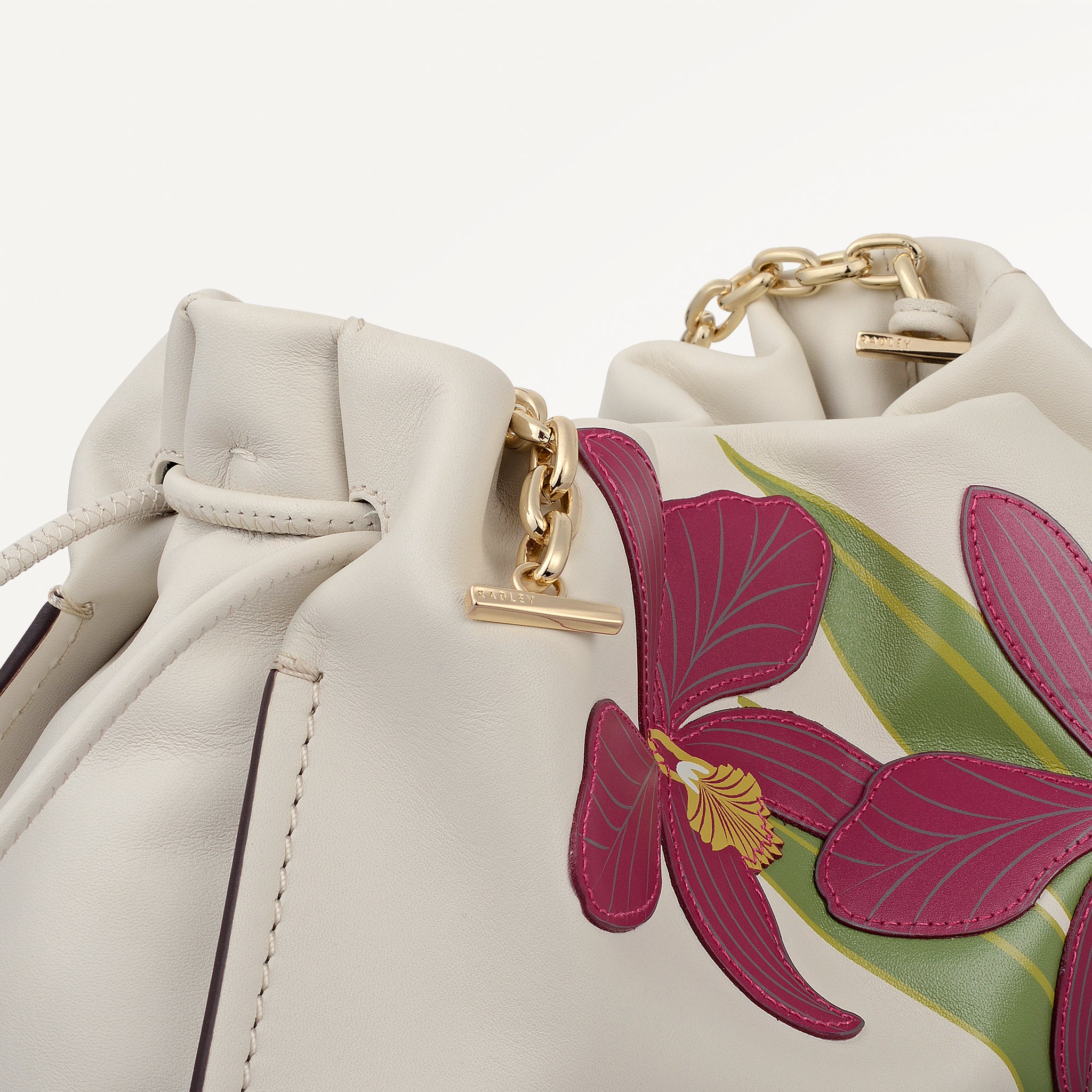 Salt Medium Drawstring Clutch Bag | RHS SS26 | Radley London