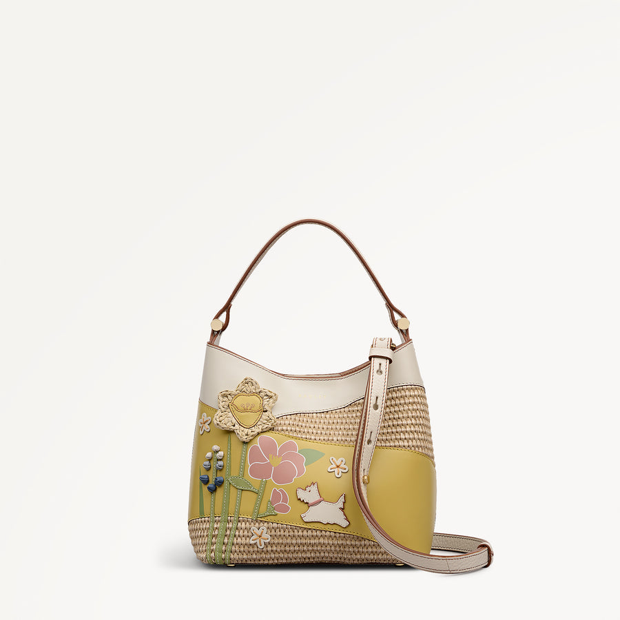 Spring Blooms Small Open Top Cross Body Salt - 113504