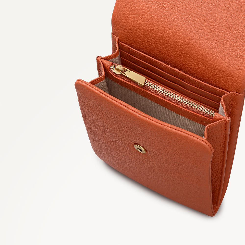 Mallow Street Medium  Phone Cross Body Terracotta - 113505