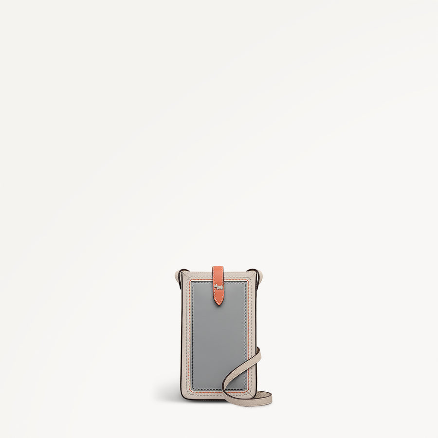 Willis Street - Colourblock Medium  Phone Crossbody Steel - 113506