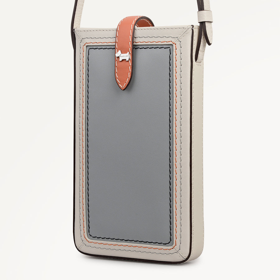 Willis Street - Colourblock Medium  Phone Crossbody Steel - 113506