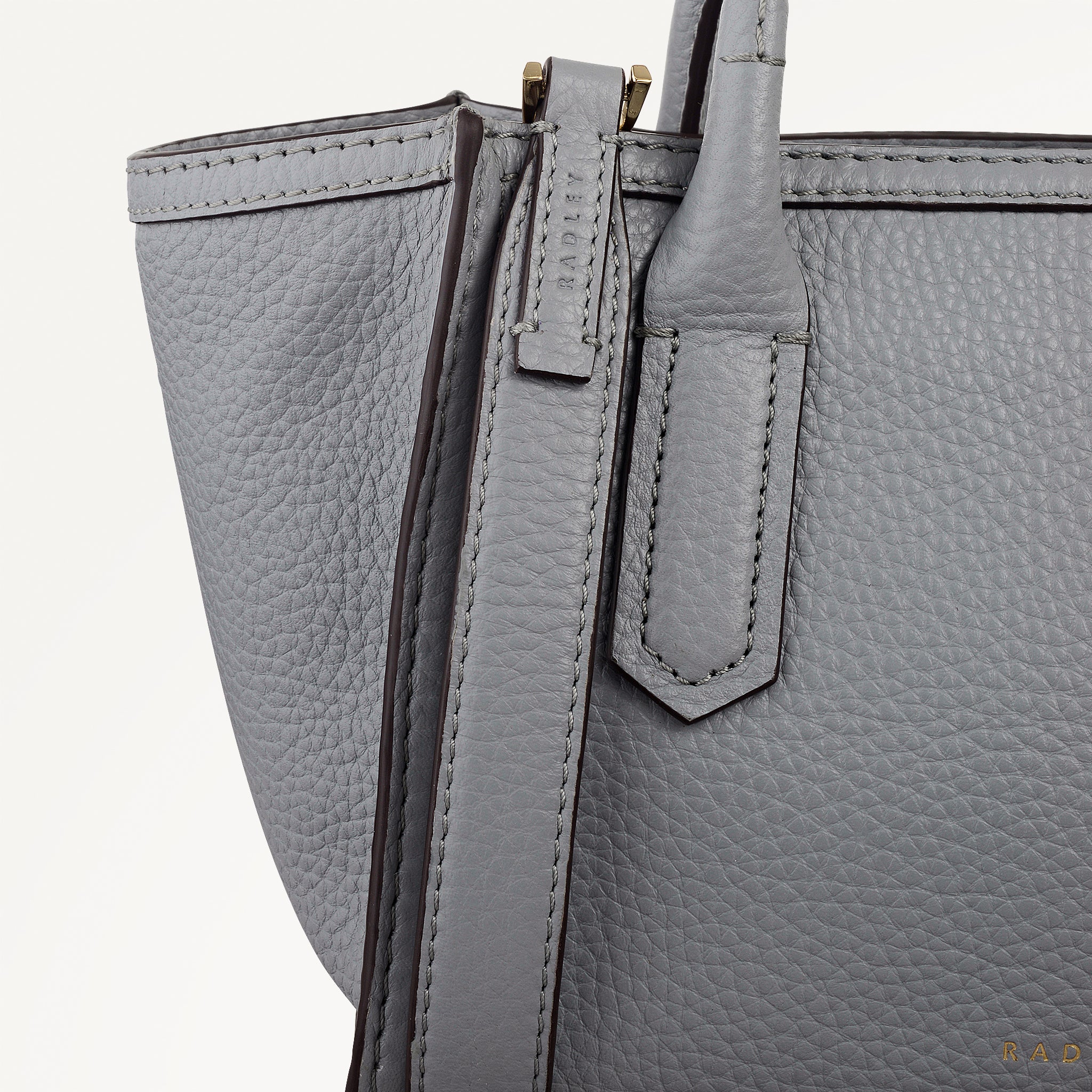 The Amelie Small Ziptop Satchel Steel - 113510