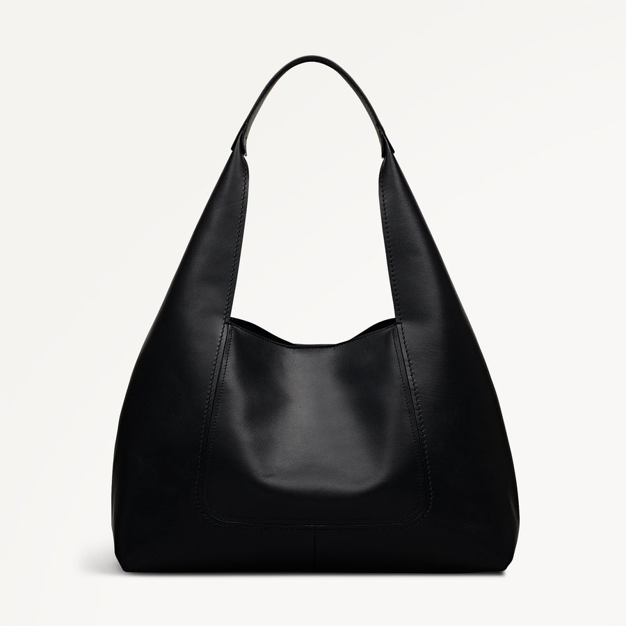 The Maudie Large Open Top Shoulder Black - 113515